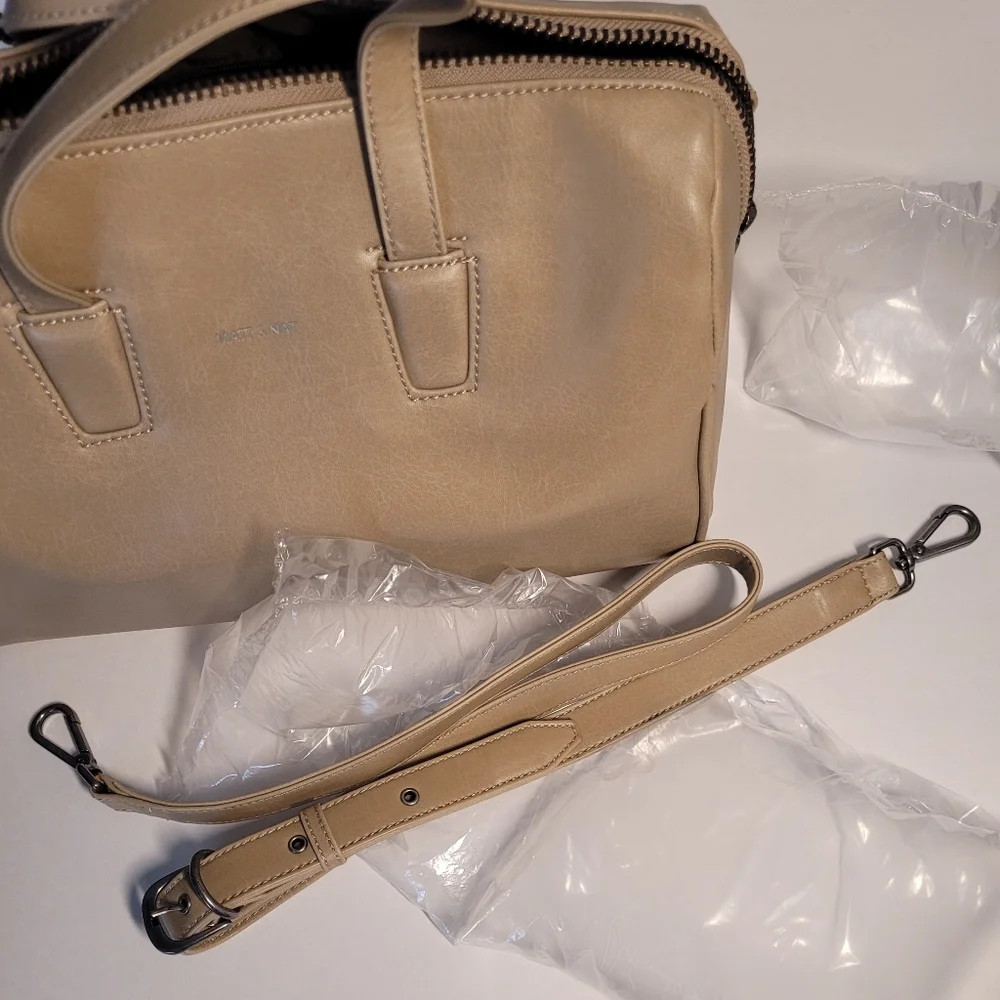 Matt and Nat BRAND NEW Vegan Satchel - Mitsuko - Cardamom - Picture 3 of 14